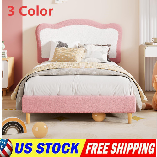 Twin size upholstered - size, bed