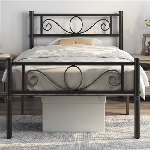 3ft single metal bed - single, frame