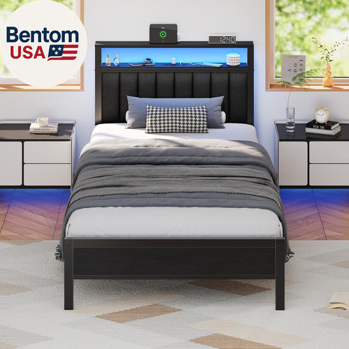 Twin size bed frame - size,