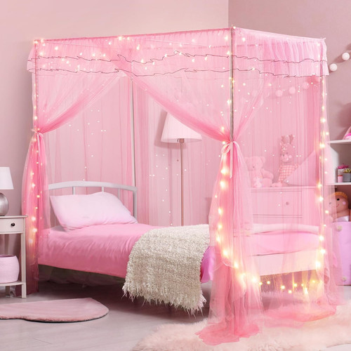 Twin size bed canopy - size,