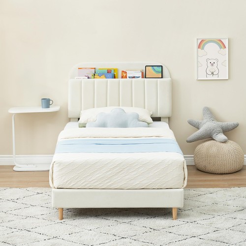 Twin bed frame storage - bed, w/storage