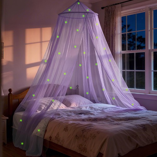 Purple princess bed canopy for - canopy,