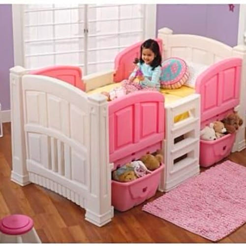 Kids girls twin wood - twin, frame