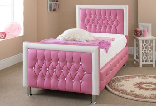 Pink bed for girls beds - pink,