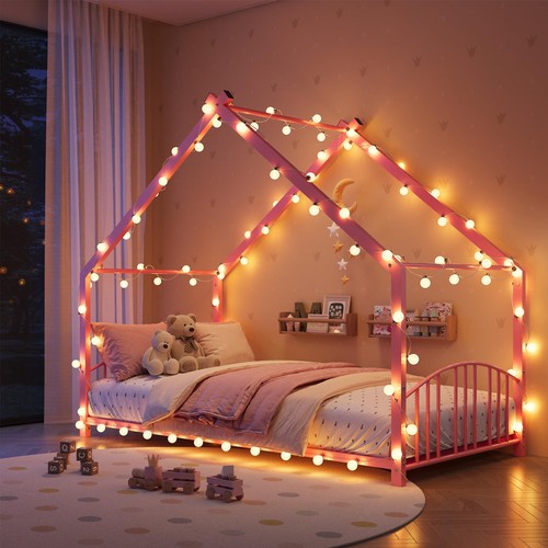 Twin full size house bed - house, kids