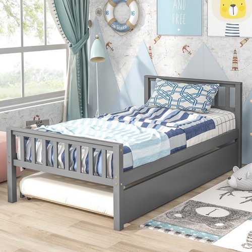 Twin size platform bed frame - twin,