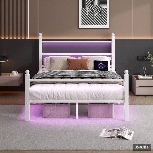 Full white clibfeng size bed - clibfeng,