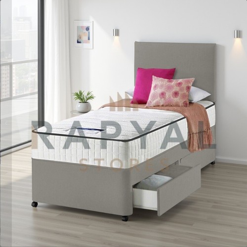 Single divan bed set 2ft6 - bed, 2ft6/3ft