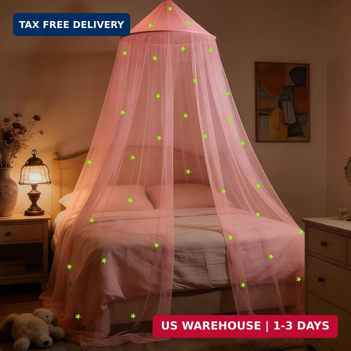 Princess bed canopy - princess, girls