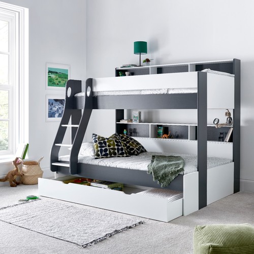 Oliver grey and white - grey, triple