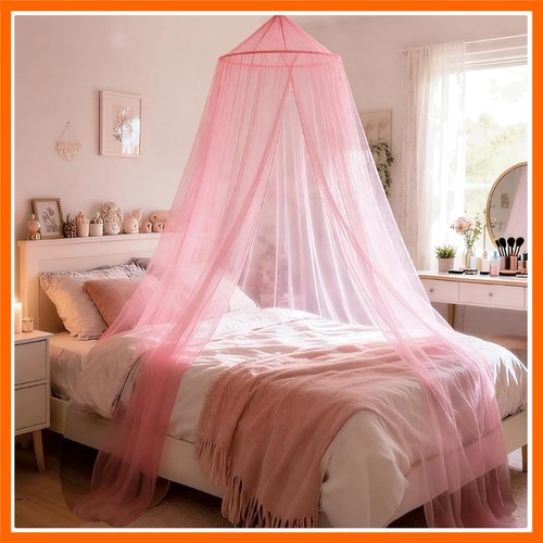 Pink princess bed canopy for - pink,