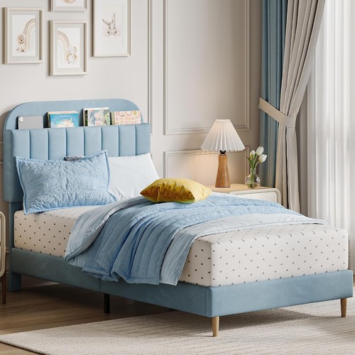 Twin bed frame storage - bed, w/storage