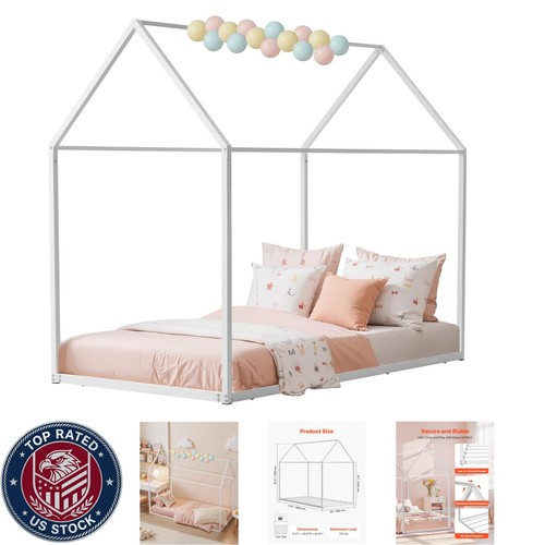 Twin size house bed frame - bed,